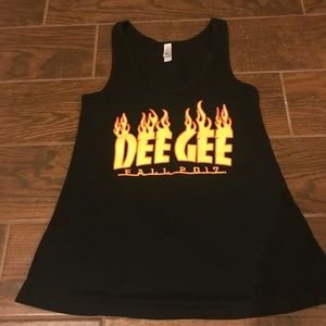 The Social Life Delta Gamma Black Tank